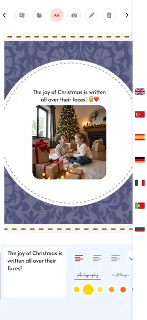 Christmas maker greeting cards screenshot 4