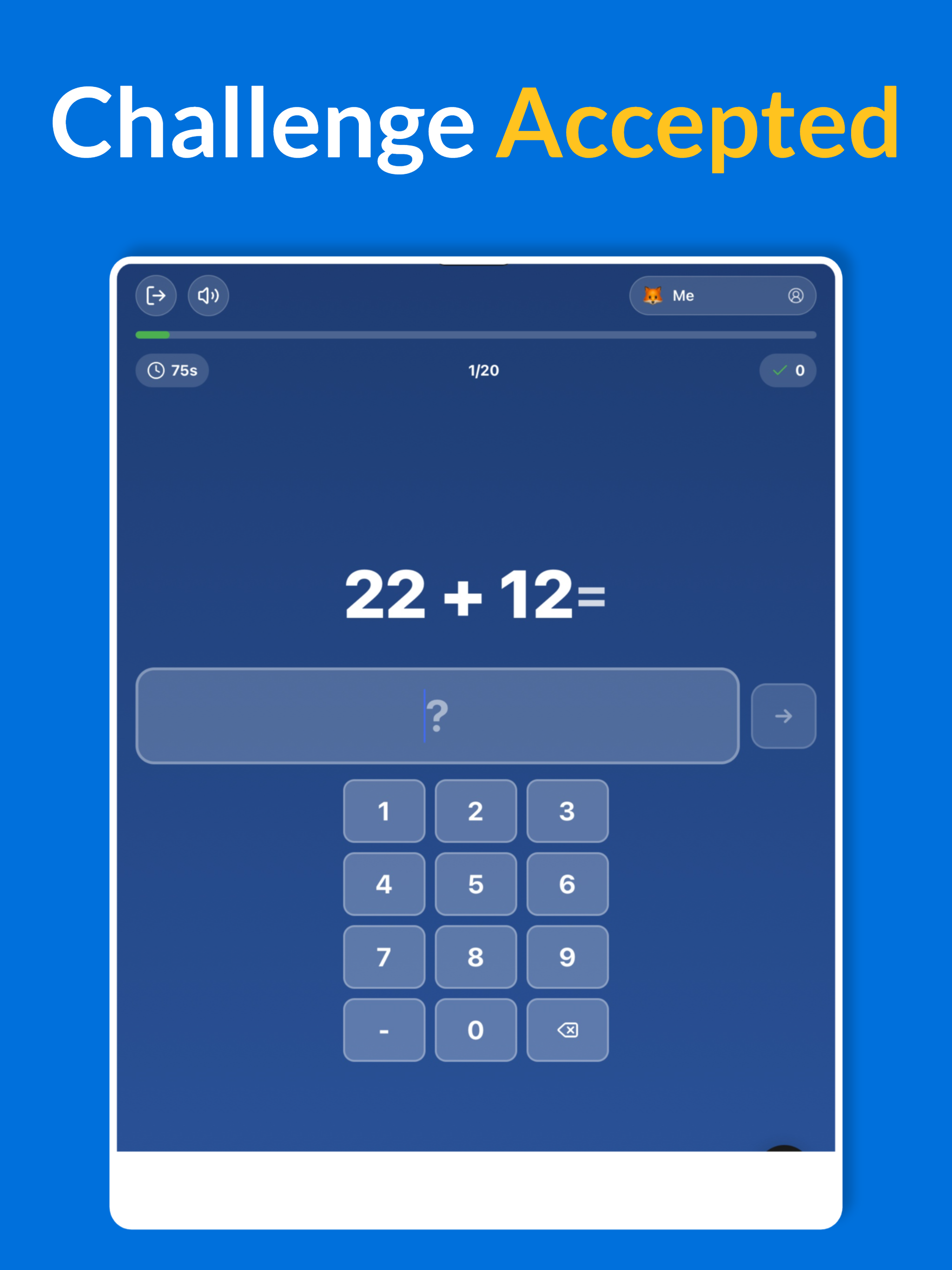 Maths Challenge by 0011.uk