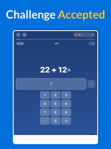 Math Challenge by 0011.uk iPad screenshot
