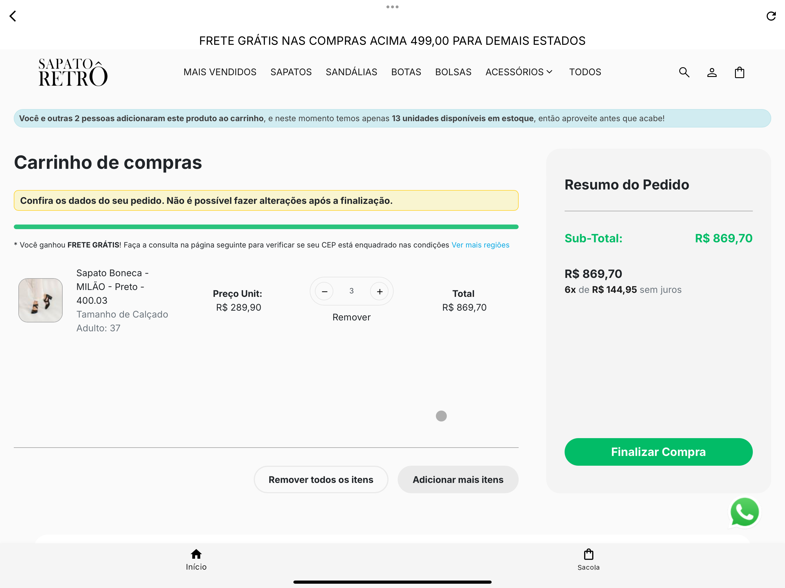 Sapato RetrÔ