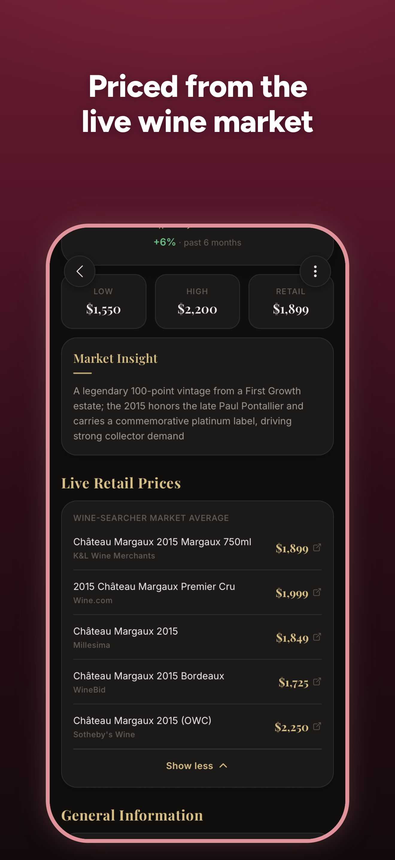 Vinor: Wine Scanner & Value screenshot 3