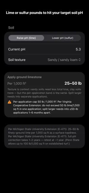 Turf: Lawn Care Calculator screenshot 2