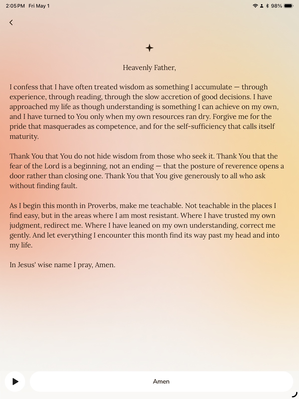 Aura: Bible Study & Prayer App ipad screenshot 4