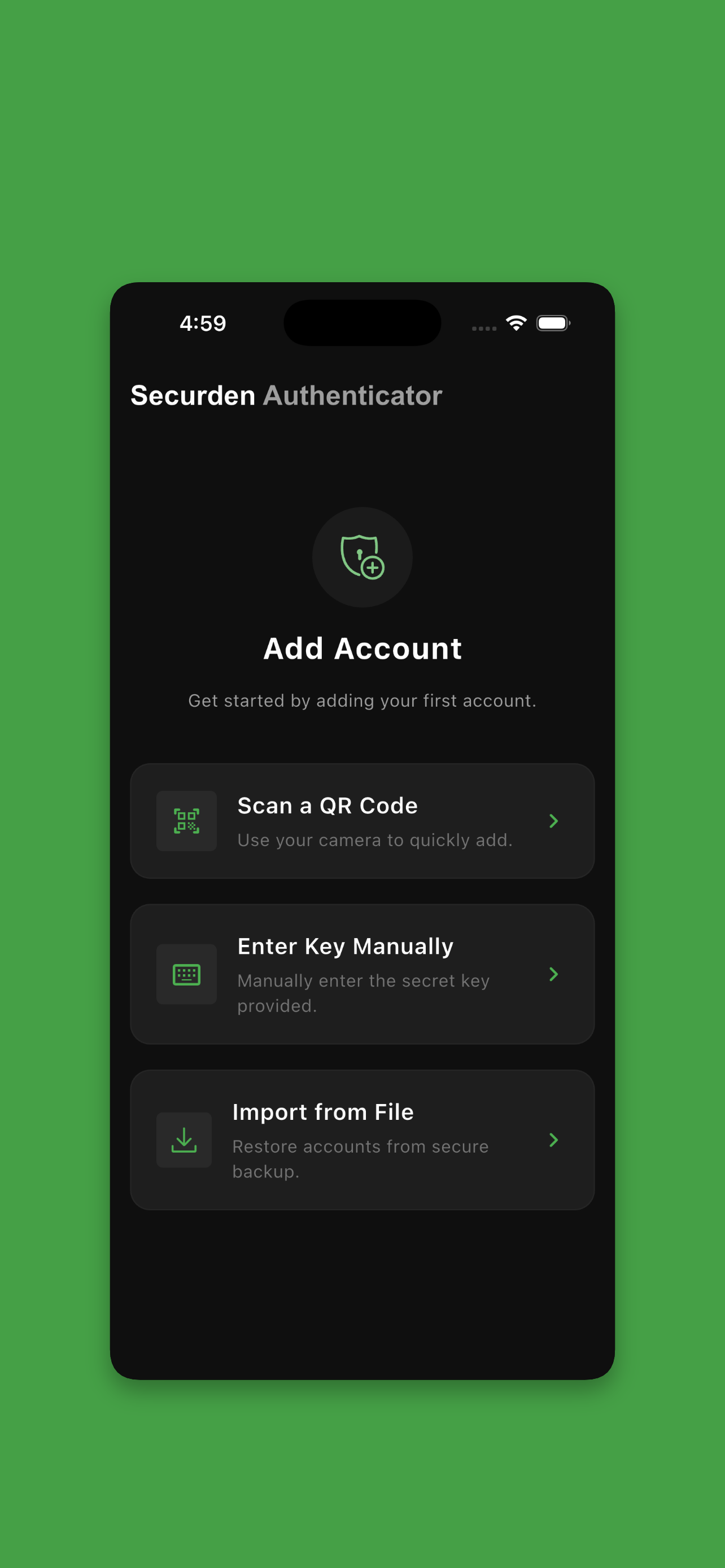 Securden Authenticator screenshot 3