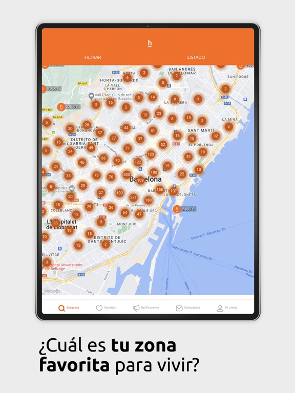 Habitaclia Portal Inmobiliario iPad screenshot 4 - Productivity app