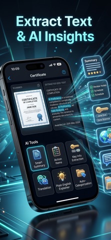 DokMind: AI Doc Scan & Search iPhone screenshot