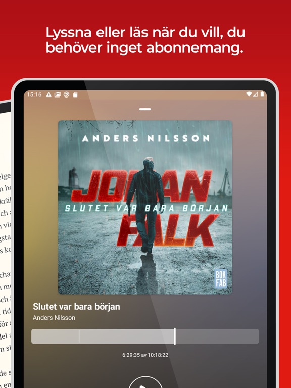 Screenshot #6 pour Adlibris Ljudböcker & E-böcker