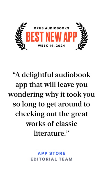 Opus Classics: Audiobooks screenshot-0