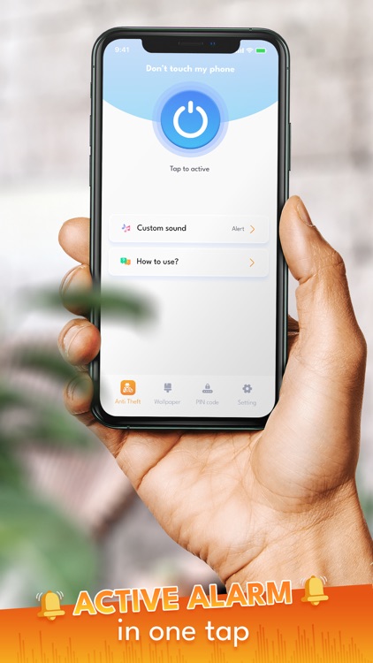 Don't Touch My Phone: Alarm