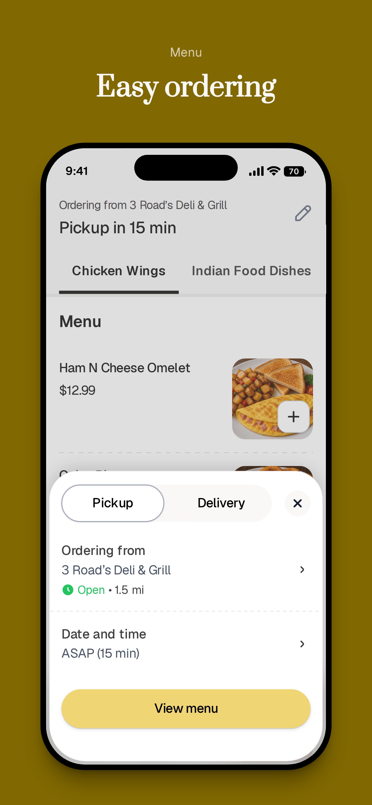 Screenshot 3 of 3 Roads Deli & Grill