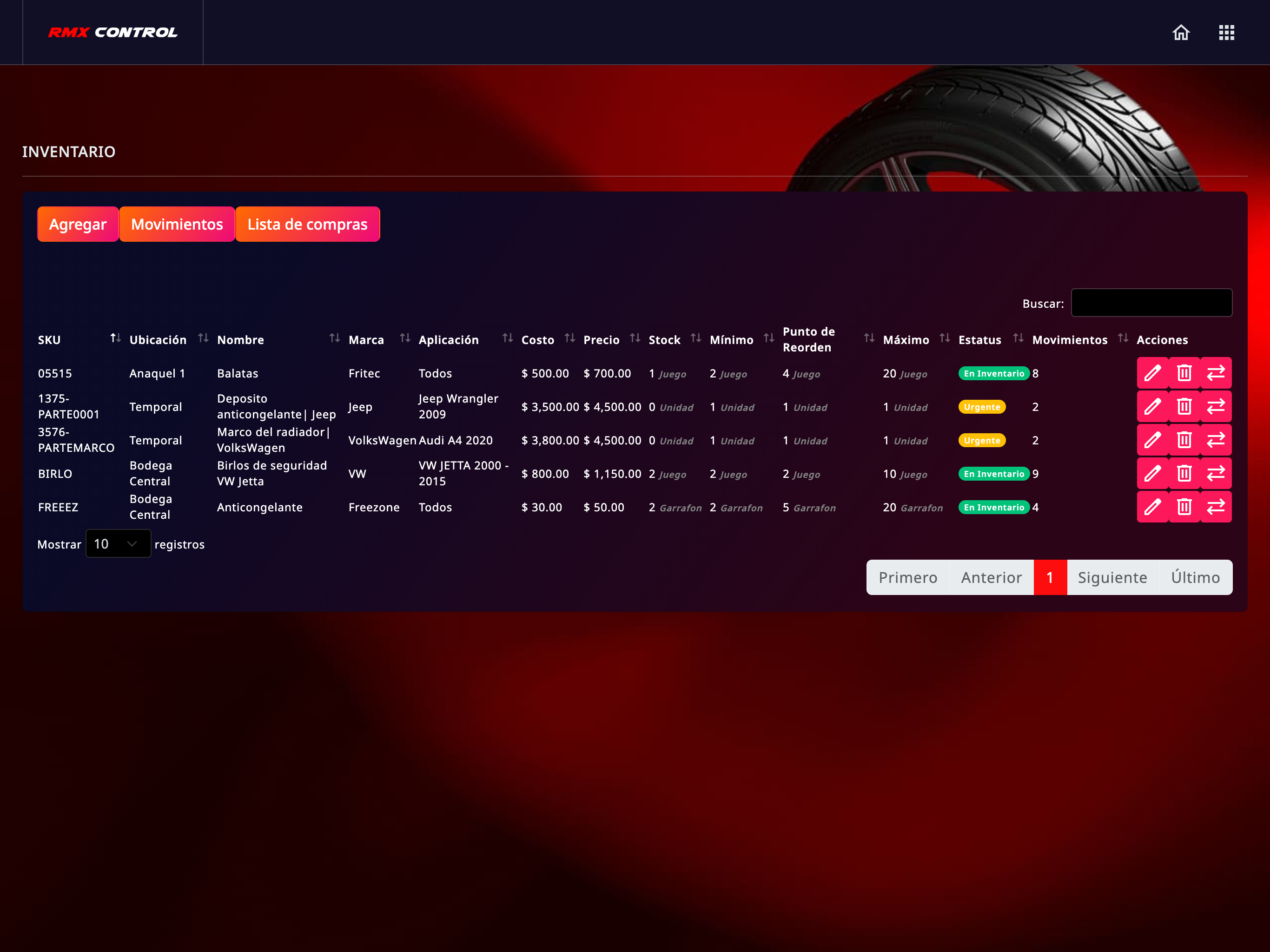 RMX Control: Taller automotriz screenshot 20