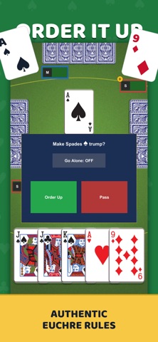 Euchre Card Game Classic iPhone screenshot
