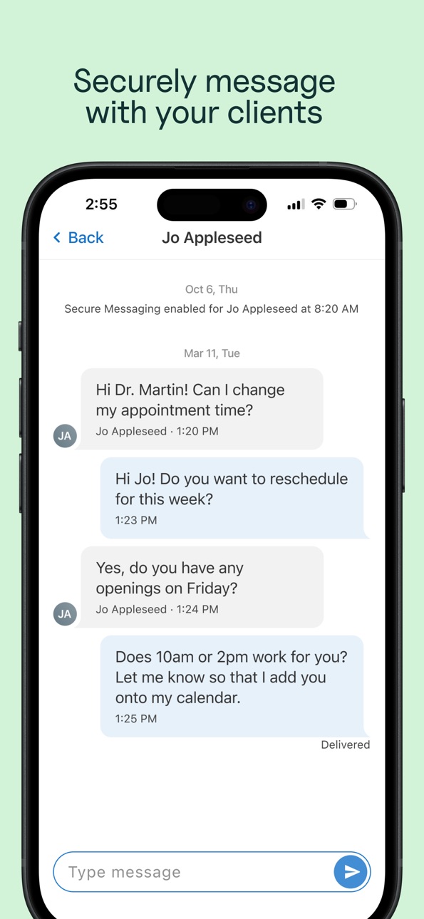 iPhone screenshot