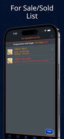 Draped Bust Half Eagle iPhone screenshot