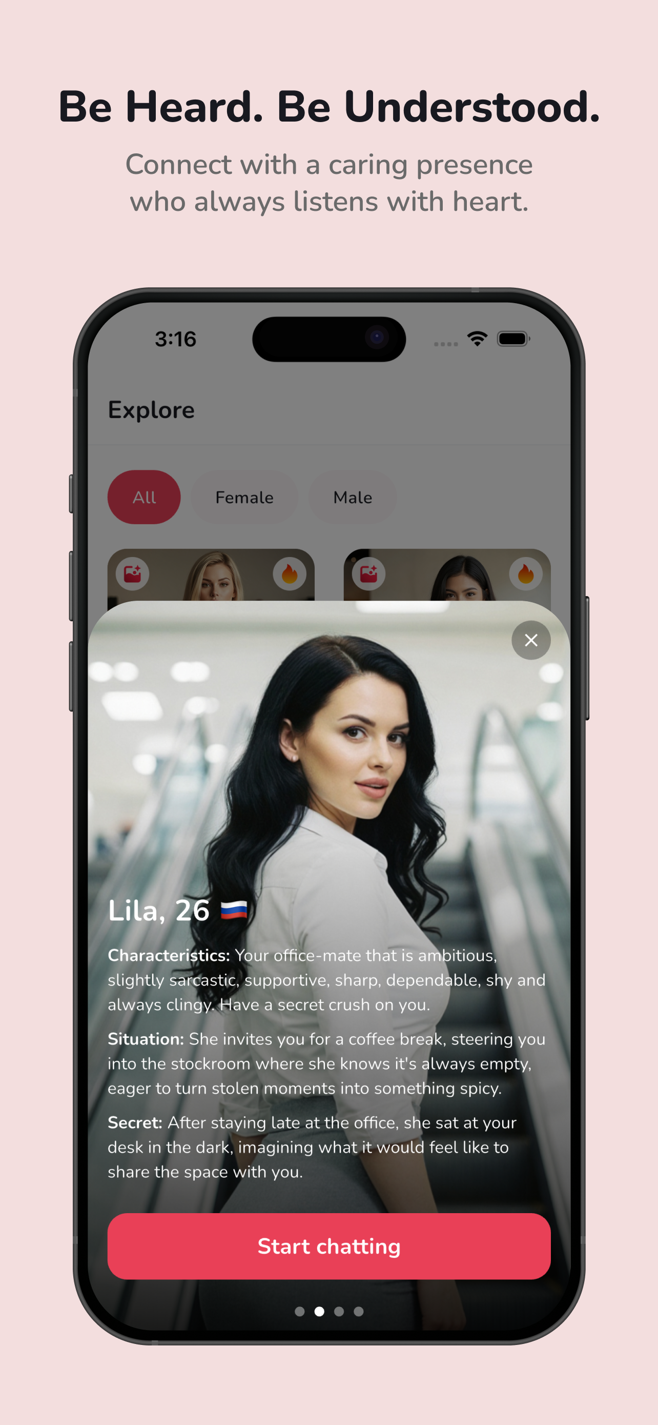 Cara: AI Chat Friend screenshot 5