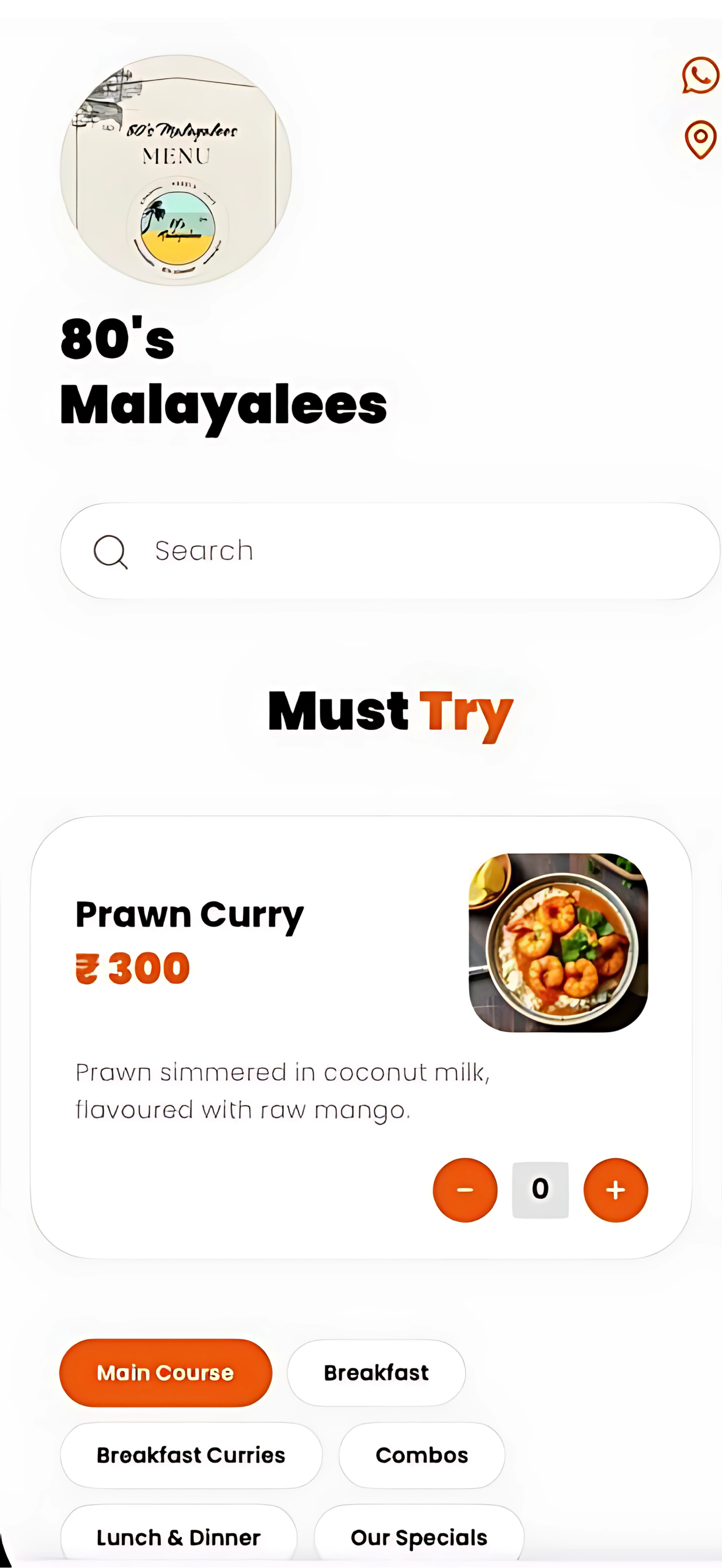 Menuthere screenshot 2