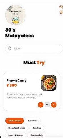 Menuthere screenshot