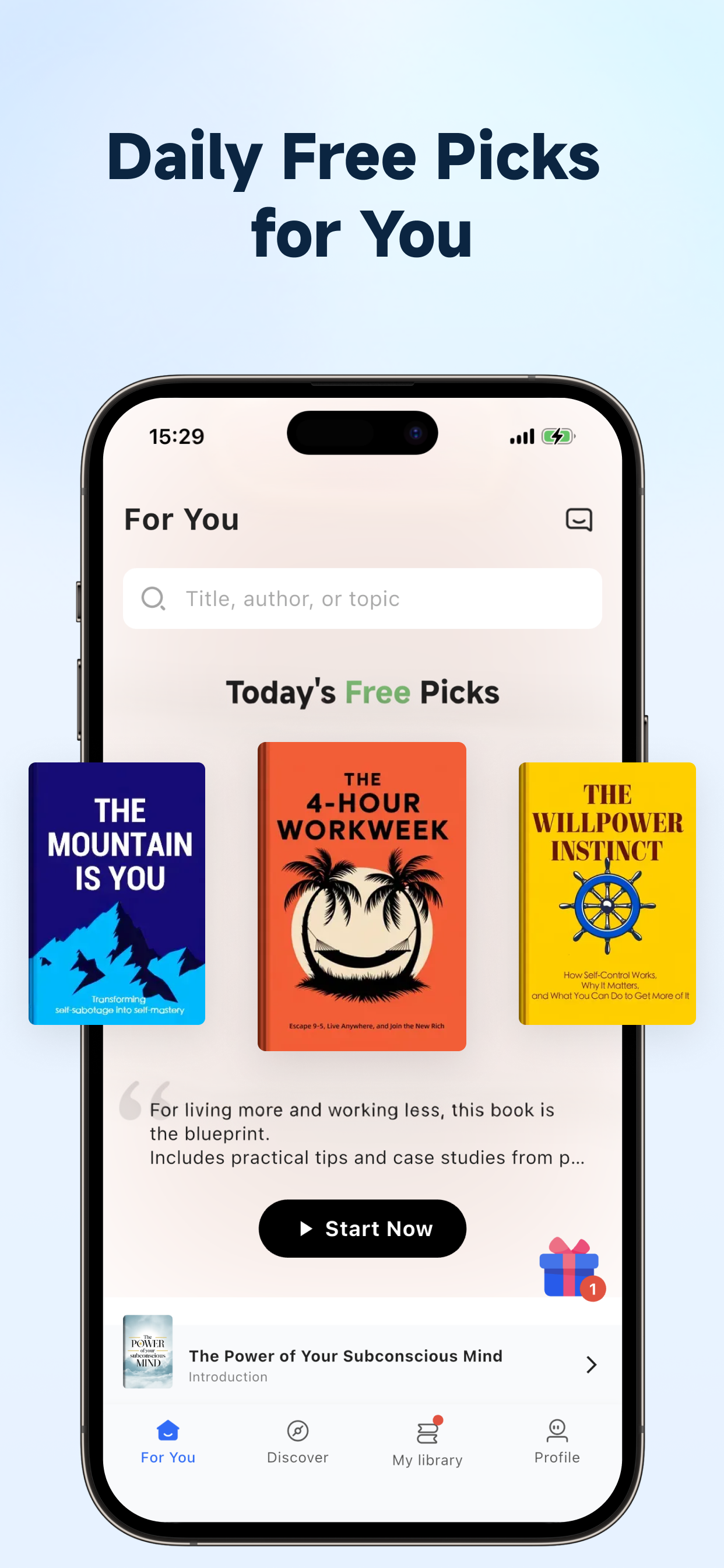 LeapAhead-Daily Book Cast screenshot 3