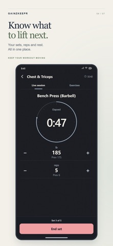 GainzKeepr: Protein Tracker screenshot