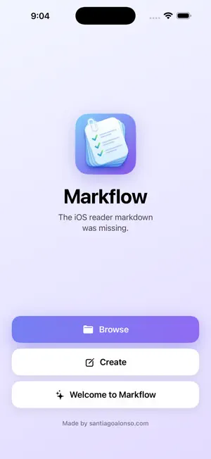 Markflow — Markdown Reader screenshot 1
