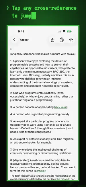Jargon: Hacker Dictionary screenshot 3