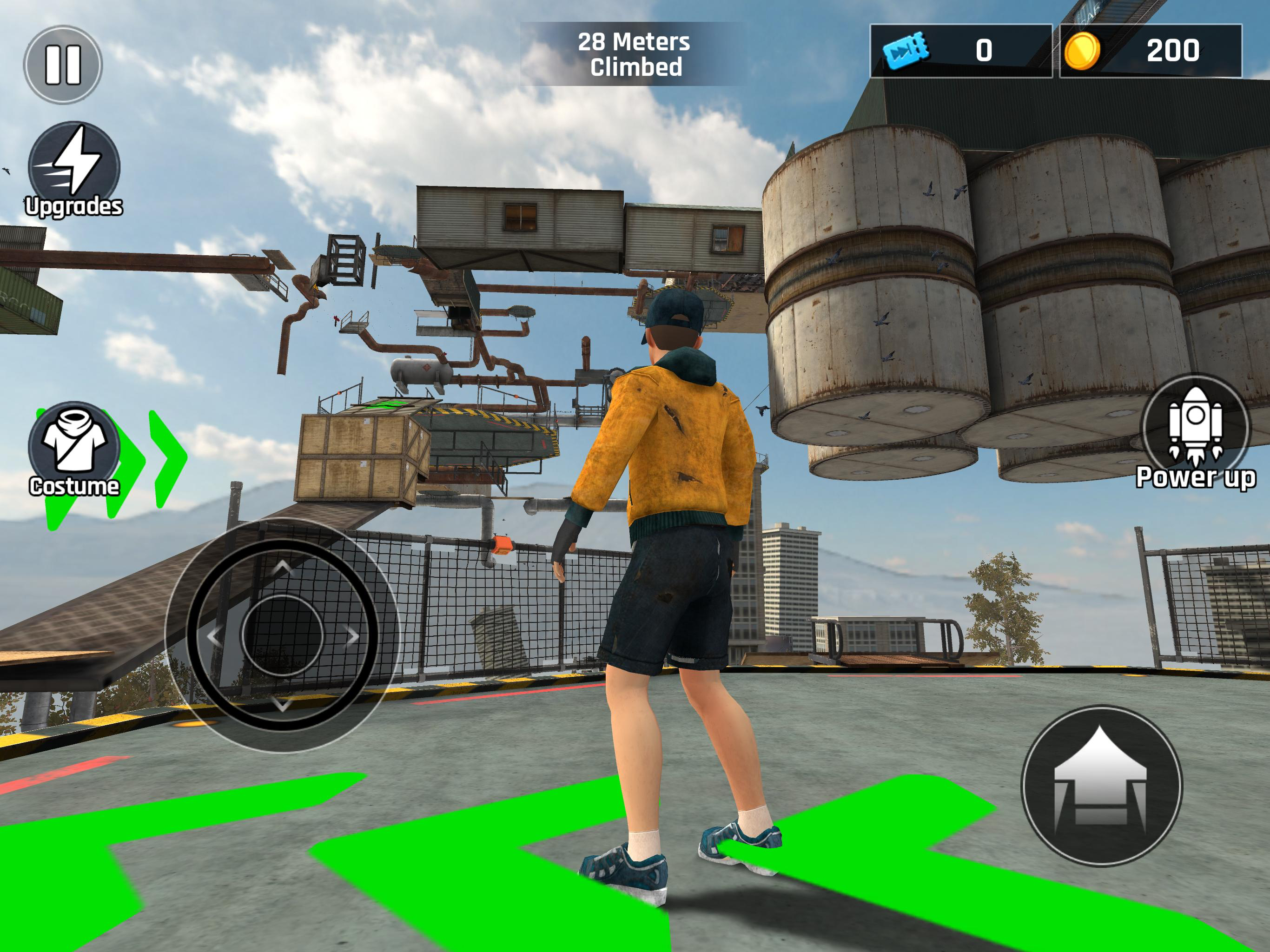 Going Up Rooftop - Parkour 3D