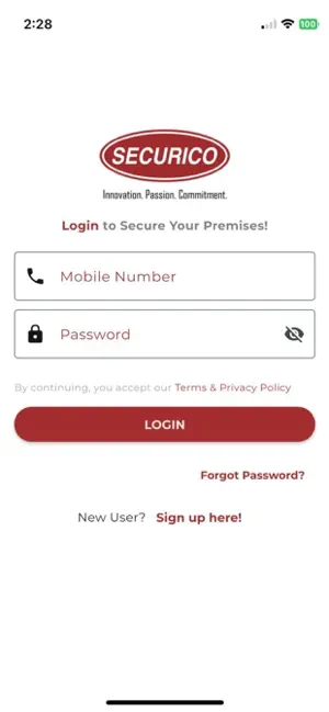 Securico StaySafe screenshot 1