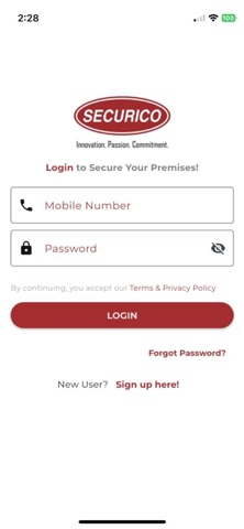 Securico StaySafe screenshot