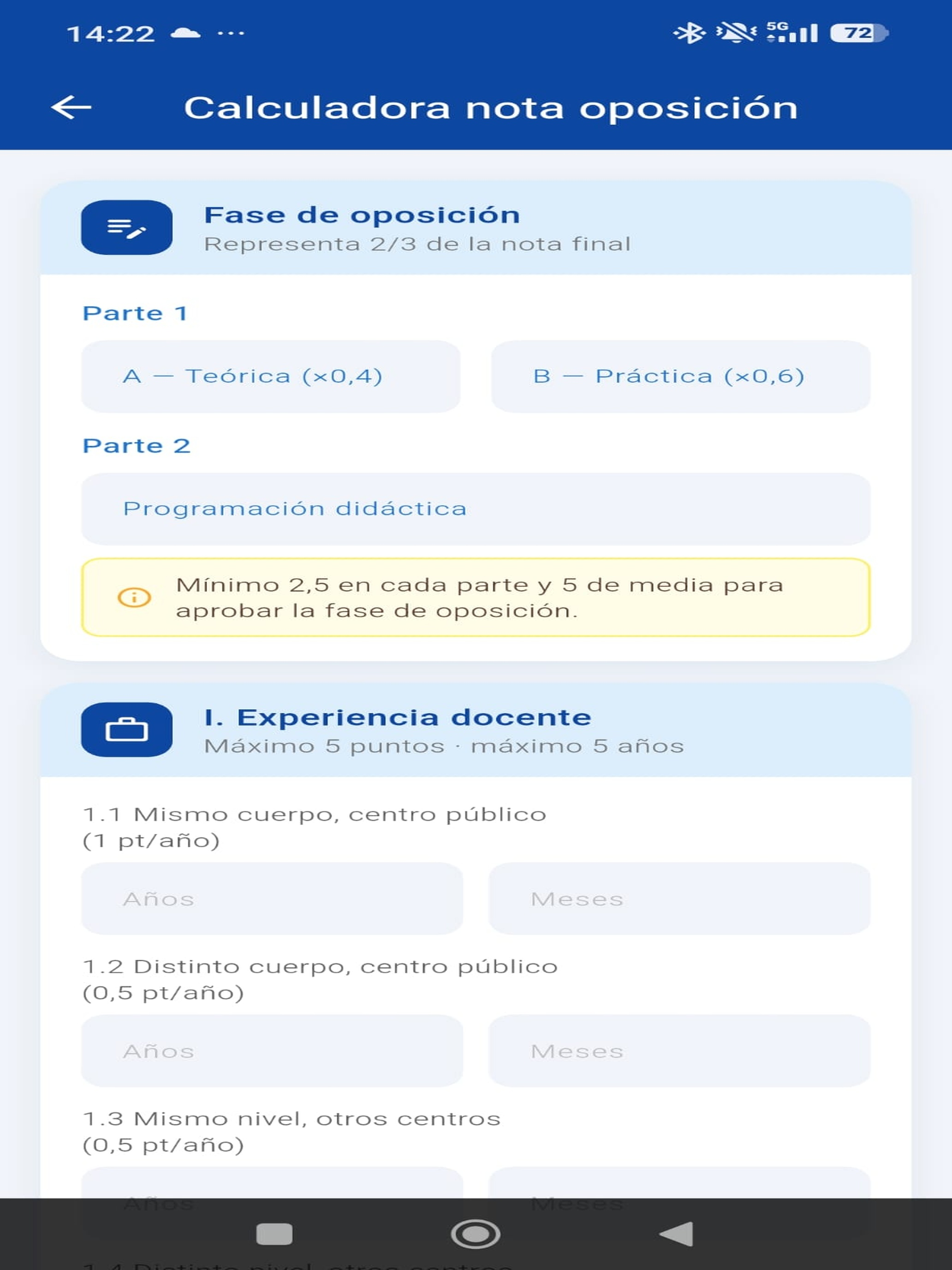 Bolsa Docente CLM