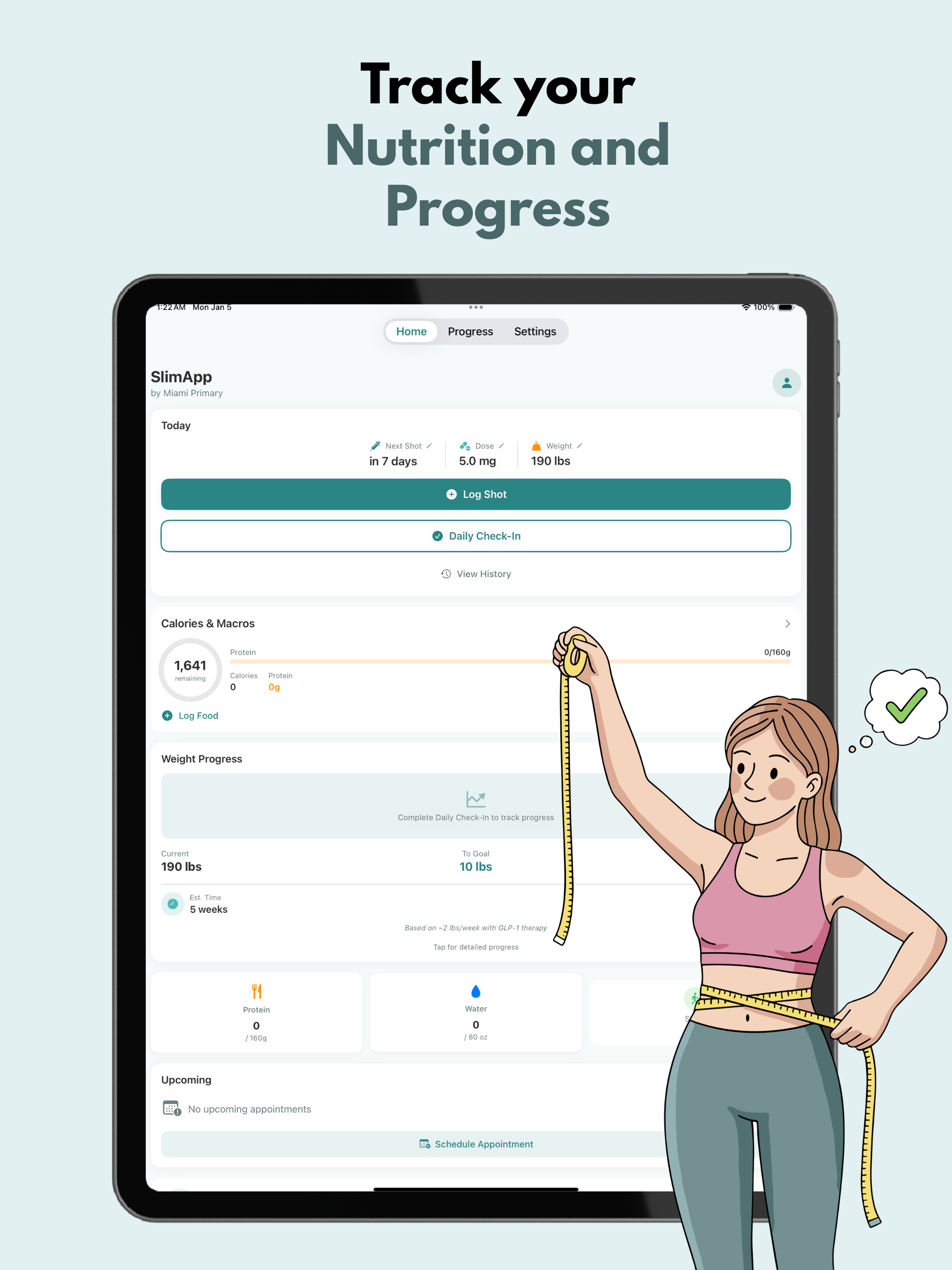 SlimApp - Weight Loss Tracker