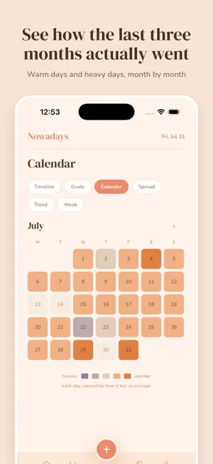 Nowadays: Relationship Journal screenshot 2