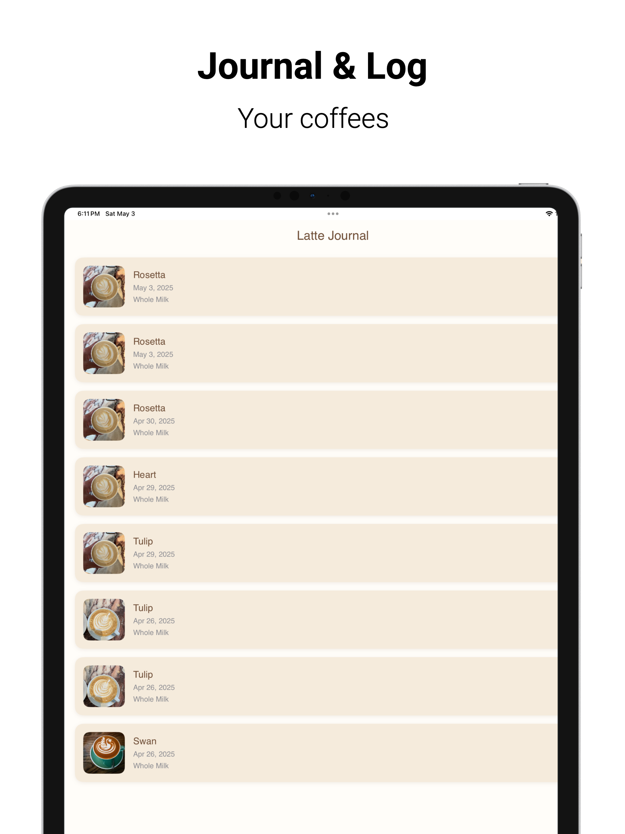 Pourfect: Coffee Journal