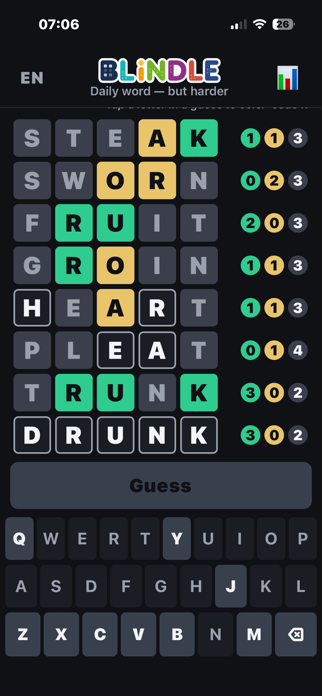 Blindle Screenshot 2 of 3
