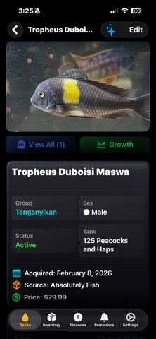 Cichlid Log Pro Screenshot 5 of 10