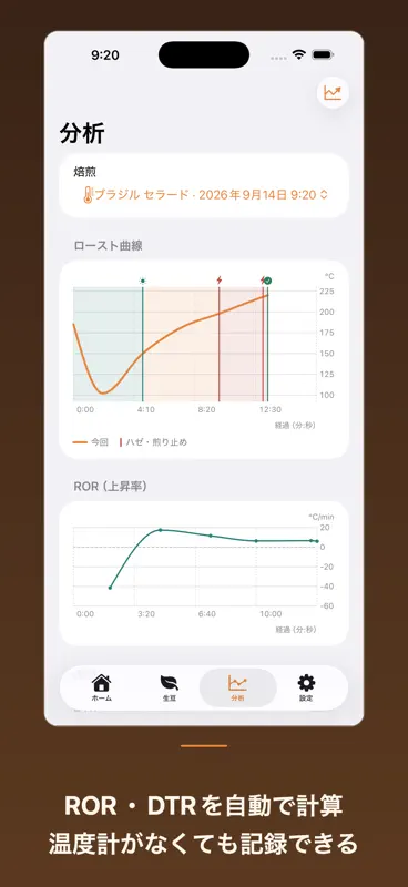 ハゼログ - コーヒー自家焙煎の記録 screenshot 2 of 5
