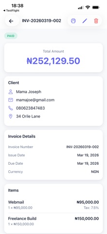 Invoyq screenshot