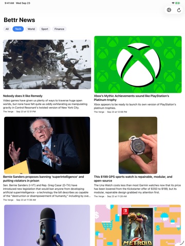 BetterNews Reader screenshot