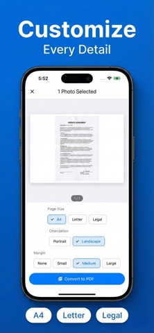 Photo to PDF Converter - Snap screenshot