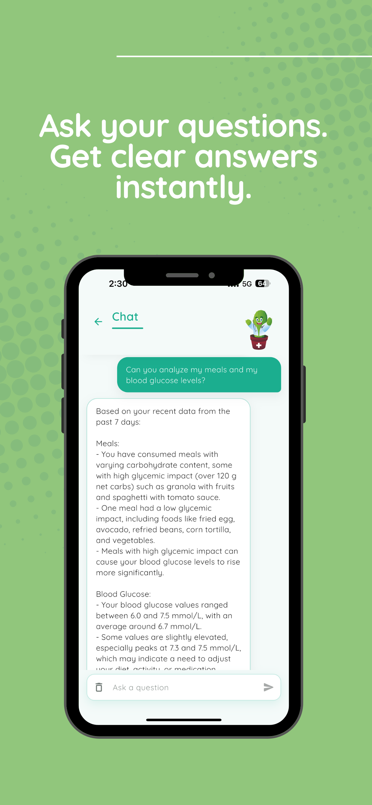 Petit Cactus: Diabetes Tracker
