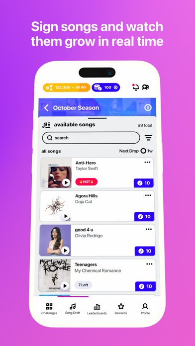 FanLabel: Daily Music Contests Screenshot