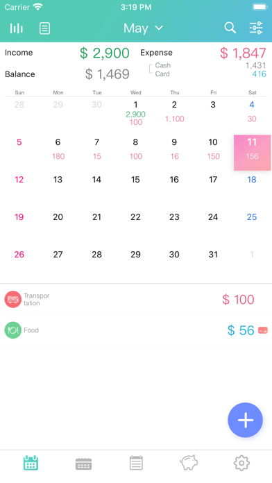 Weple Money - Expense Manager Screenshot