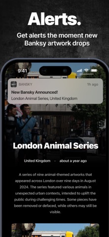 Banksy - Art Map & Gallery iPhone screenshot