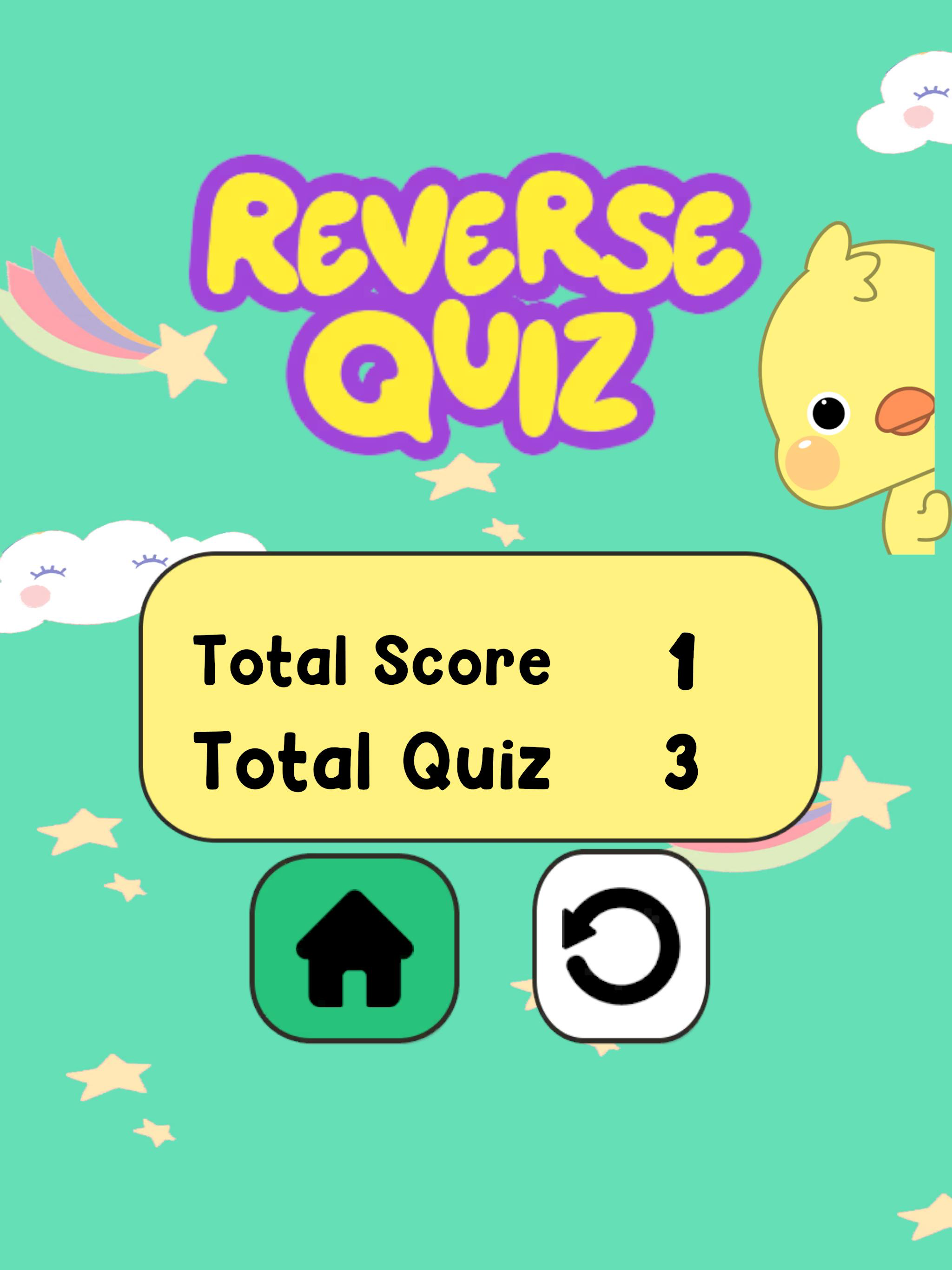 Reverse Quiz-Find Question