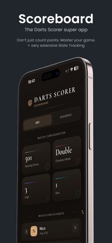 Darts Scorer Scoreboard Screenshot 1 of 5