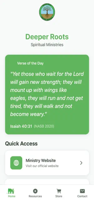 Deeper Roots Ministries App screenshot 1
