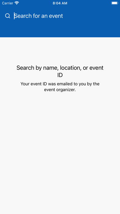 Clearwater Events Screenshot