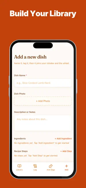 DishRolodex screenshot 2
