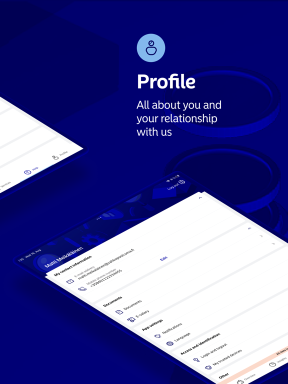 Nordea Mobile - Finland iPad screenshot 5 - Finance app