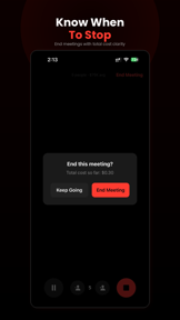 MeetBurn: Meeting Cost Timer screenshot