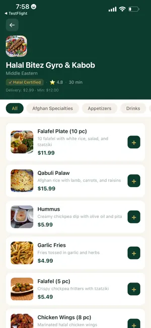 Ummah Eats: Halal Delivery screenshot 3